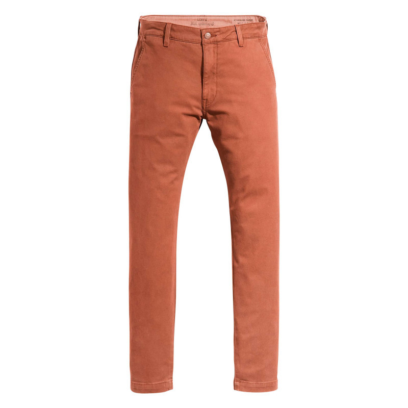 Levi's® - Pantalon Xx Chino Std Ii En Coton Brique Uni Avec Une Coupe Slim - Brique