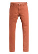 Thumbnail Pantalon XX Chino Std II en coton brique uni avec une coupe slim