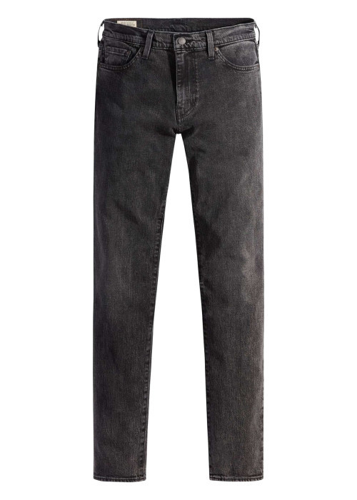Jean 511 anthracite uni avec une coupe slim et une étiquette d'authentification