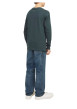 Thumbnail Jean Clark Regular en coton mélangé indigo uni coupe regular fit - Image 3