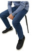 Thumbnail Jean Glenn Regular en coton mélangé indigo uni coupe regular fit - Image 4