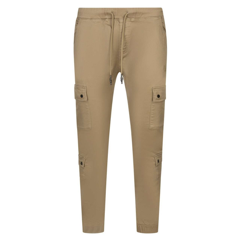 Project X - Pantalon Cargo Beige Uni Avec Une Coupe Droite Et Ajustable à La Taille - Beige