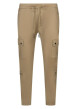 Thumbnail Pantalon cargo beige uni avec une coupe droite et ajustable à la taille