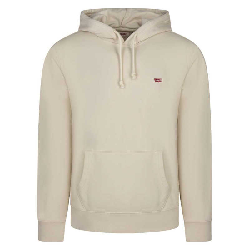 Levi's® - Sweat En Coton Beige Uni Avec Une Coupe Droite Et Un Col à Capuche - Beige