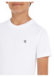 Thumbnail T-shirt en coton régénératif blanc avec une coupe regular fit et un col rond - Image 4