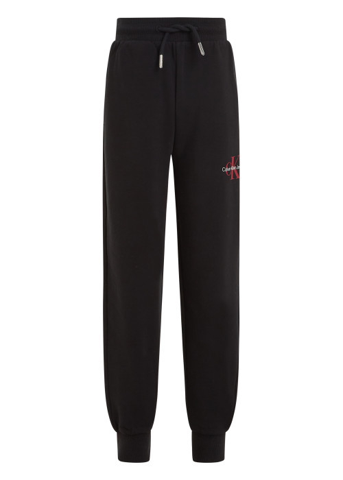 Pantalon de jogging en coton régénératif noir...