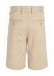 Thumbnail Short en coton régénératif beige uni avec une coupe chino et poches latérales - Image 2