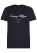 Thumbnail T-shirt en coton régénératif marine uni coupe droite col rond