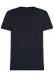 Thumbnail T-shirt en coton régénératif marine uni coupe droite col rond - Image 2