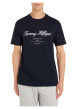 Thumbnail T-shirt en coton régénératif marine uni coupe droite col rond - Image 4