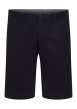 Thumbnail Short en coton marine uni avec une coupe chino et des poches latérales