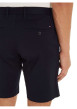 Thumbnail Short en coton marine uni avec une coupe chino et des poches latérales - Image 5
