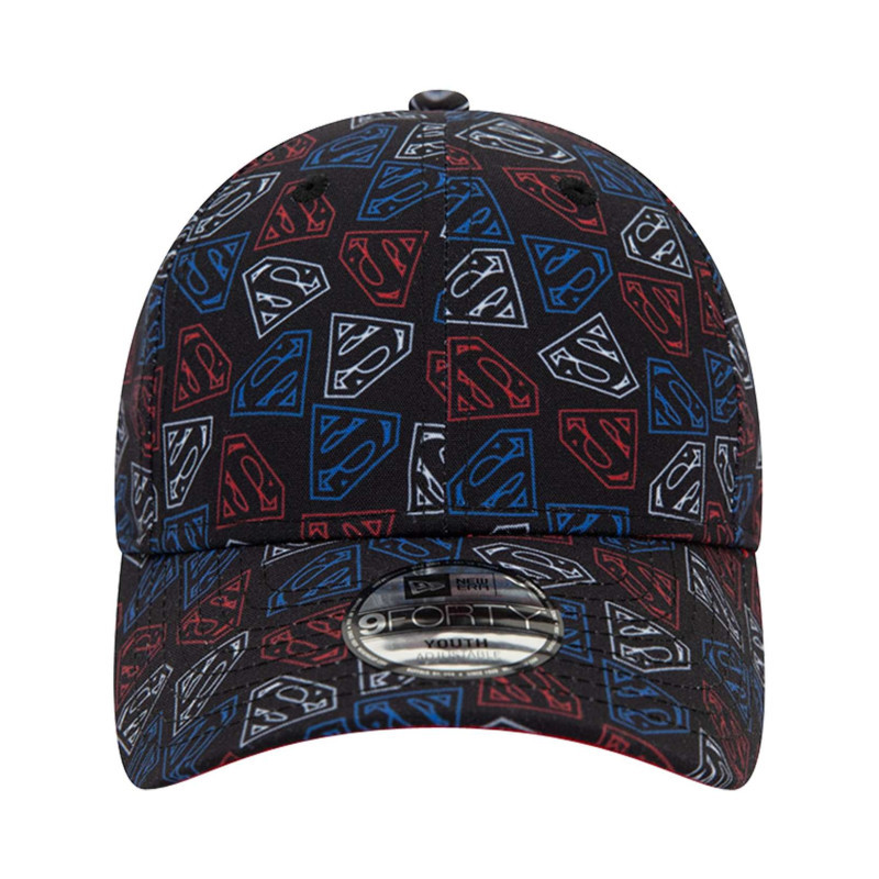 New Era - Casquette Dad Cap 9twenty® En Coton Noire Imprimé Superman All-over - Noire