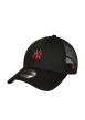 Thumbnail Casquette trucker 9FORTY® en coton noire unie avec logo brodé devant - Image 3