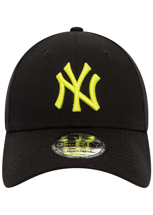 Casquette dad cap 9FORTY® en coton noire unie avec logo brodé devant
