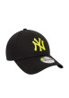 Thumbnail Casquette dad cap 9FORTY® en coton noire unie avec logo brodé devant - Image 3