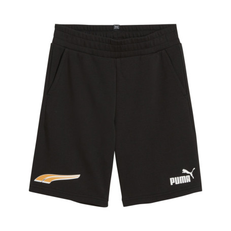 Short de jogging noir avec une coupe longue et...
