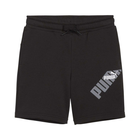 Short de jogging noir uni avec une coupe courte...
