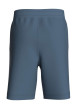 Thumbnail Short de jogging bleu uni avec une coupe droite et ajustable à la taille - Image 2