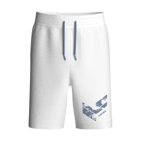 Short de jogging blanc uni avec une coupe...