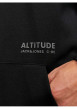 Thumbnail Sweat en coton mélangé noir uni coupe droite avec un col à capuche - Image 6