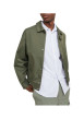 Thumbnail Blouson kaki uni coupe droite avec un col français et des poches latérales - Image 6