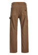 Thumbnail Pantalon Cargo en coton camel uni avec une coupe cargo et 5 poches - Image 3