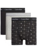 Thumbnail Lot de 3 Boxers en coton noirs monogrammes avec une coupe près du corps - Image 2