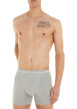 Thumbnail Lot de 3 Boxers en coton noirs monogrammes avec une coupe près du corps - Image 4