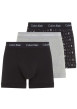 Thumbnail Lot de 3 Boxers en coton noirs monogrammes avec une coupe près du corps - Image 7