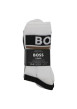 Thumbnail Lot de 3 paires de chaussettes hautes en coton mélangé unies avec logo Boss - Image 2