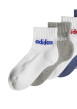 Thumbnail Lot de 5 paires de chaussettes quarter multicolores unies et logo sur le côté - Image 3