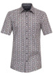 Thumbnail Chemise grande taille en coton multicolore imprimée avec une petite poche