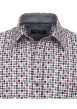 Thumbnail Chemise grande taille en coton multicolore imprimée avec une petite poche - Image 3