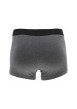 Thumbnail Lot de 3 Boxers classique en coton noir gris et marine uni avec une coupe fermée - Image 3