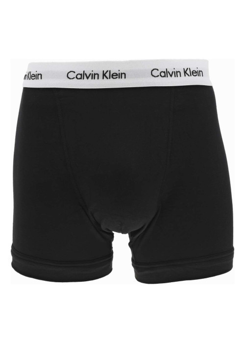 Lot de 3 boxers en coton noir et blanc rayé avec une coupe fermée