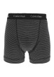 Thumbnail Lot de 3 boxers en coton noir et blanc rayé avec une coupe fermée - Image 7