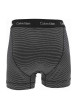 Thumbnail Lot de 3 boxers en coton noir et blanc rayé avec une coupe fermée - Image 8