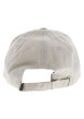 Thumbnail Casquette strapback en coton grise unie avec le logo de la marque brodé - Image 2