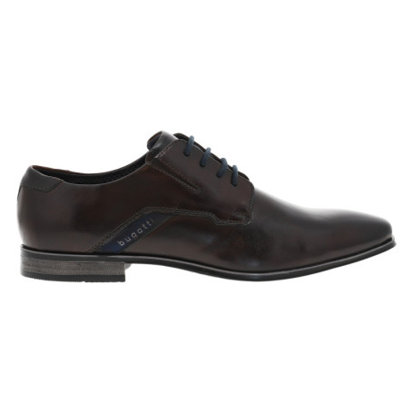Derbies marron à talon décroché bas et à lacets...