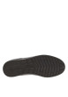 Thumbnail Sneakers en cuir café à semelle à talon plat et à lacets et zip sur le côté - Image 5