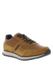 Thumbnail Sneakers en cuir cognac à semelle à talon plat, à lacets et semelle anatomique - Image 3
