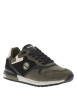 Thumbnail Sneakers kaki à semelle à talon plat, à lacets et étiquette - Image 3