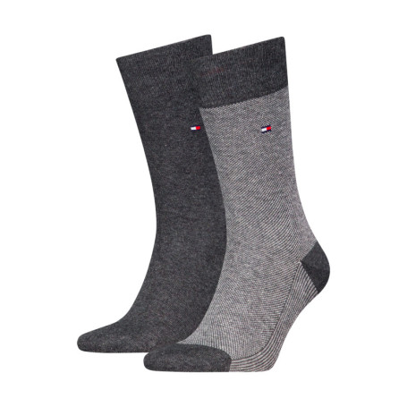 Lot de 2 paires de chaussettes hautes en coton...