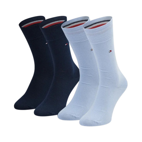Lot de 2 paires de chaussettes en coton mélangé...