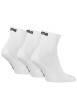 Thumbnail Lot de 3 paires de chaussettes mi-hautes blanches unies avec bord côte - Image 2