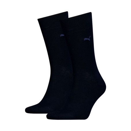 Lot de 2 paires de chaussettes noires unies...
