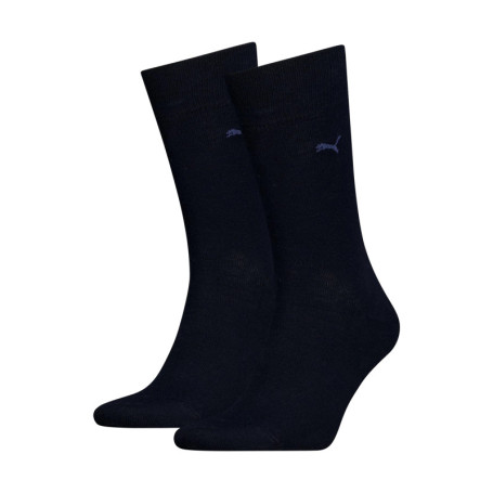 Lot de 2 paires de chaussettes marine unies...