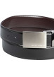 Thumbnail Ceinture en coton noire unie avec un passant rectangle argenté - Image 6