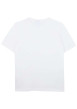 Thumbnail T-shirt blanc uni avec une coupe droite à col rond et logo iconique - Image 2